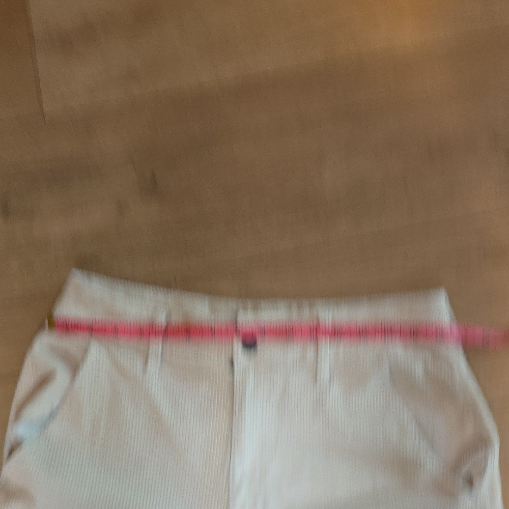 Hollister Junior's Ivory Cargo Wide Wale‎ Couderoy Pants Sz 13R - Picture 4 of 4